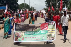 ಜೈಲ್ ಭರೋ ಚಳುವಳಿ ನೂರಾರು ಪ್ರತಿಭಟನಾಕಾರ ಬಂಧನ.